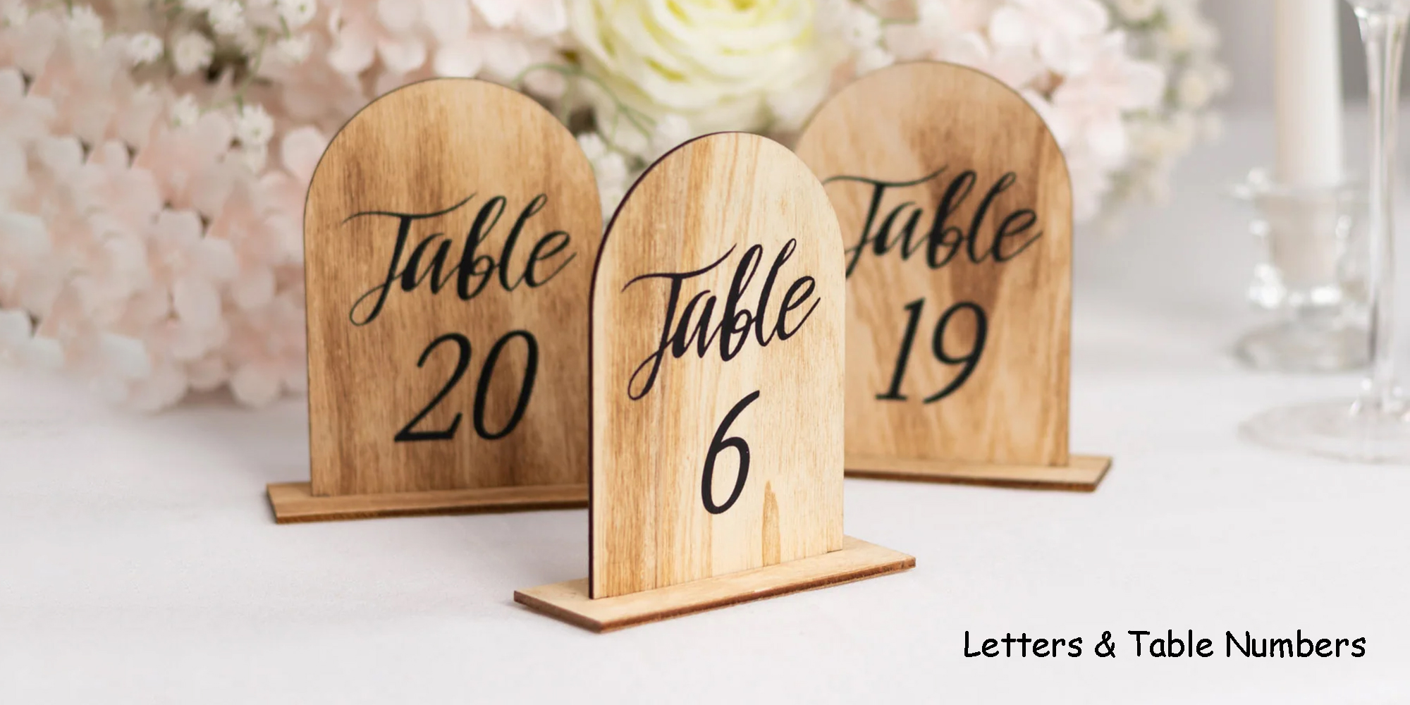 Letters & Table Numbers