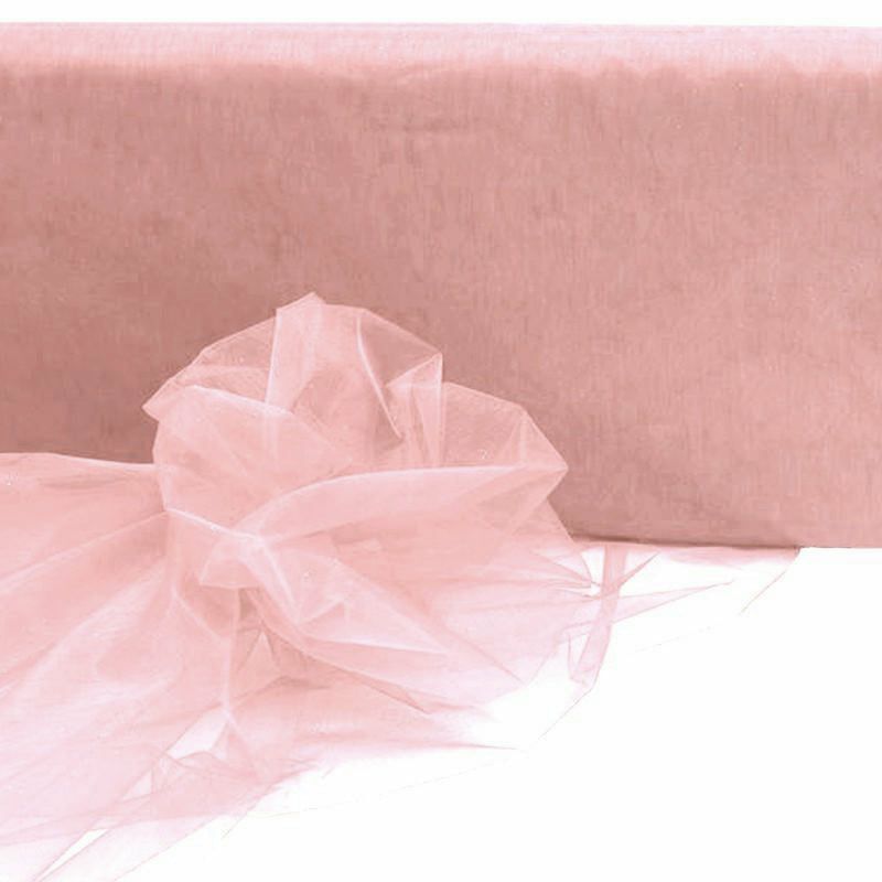 Arch Drapes | Blush Sheer Organza Fabric Bolt, DIY Craft Fabric Roll 54″x40 Yards Arch Drapes Arch Drapes