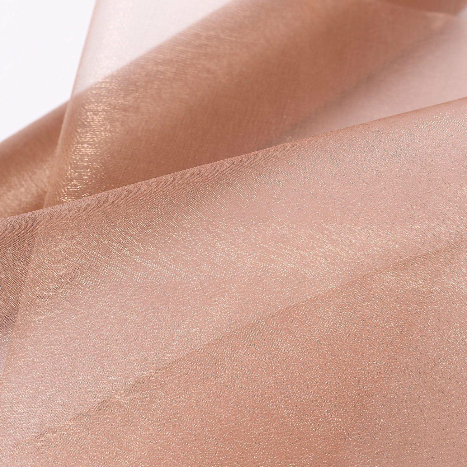 Arch Drapes | Dusty Rose Sheer Chiffon Fabric Bolt, DIY Voile Drapery Roll 12″x10yd Arch Drapes Arch Drapes