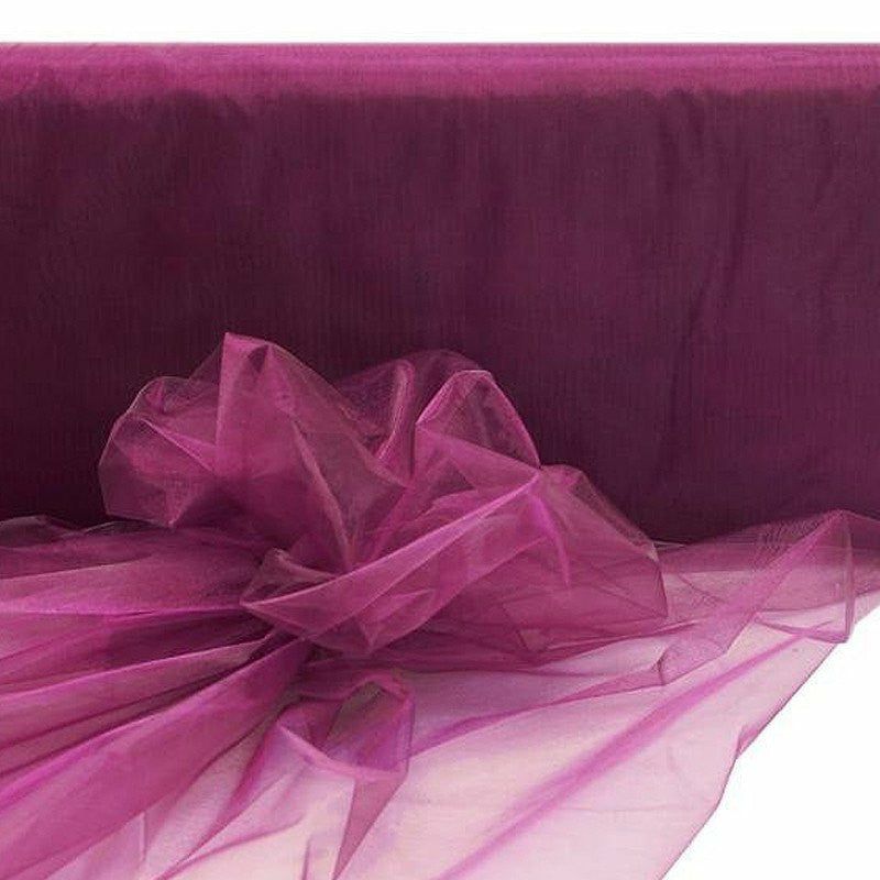 Arch Drapes | Eggplant Sheer Organza Fabric Bolt, DIY Craft Fabric Roll 54″x40 Yards Arch Drapes Arch Drapes