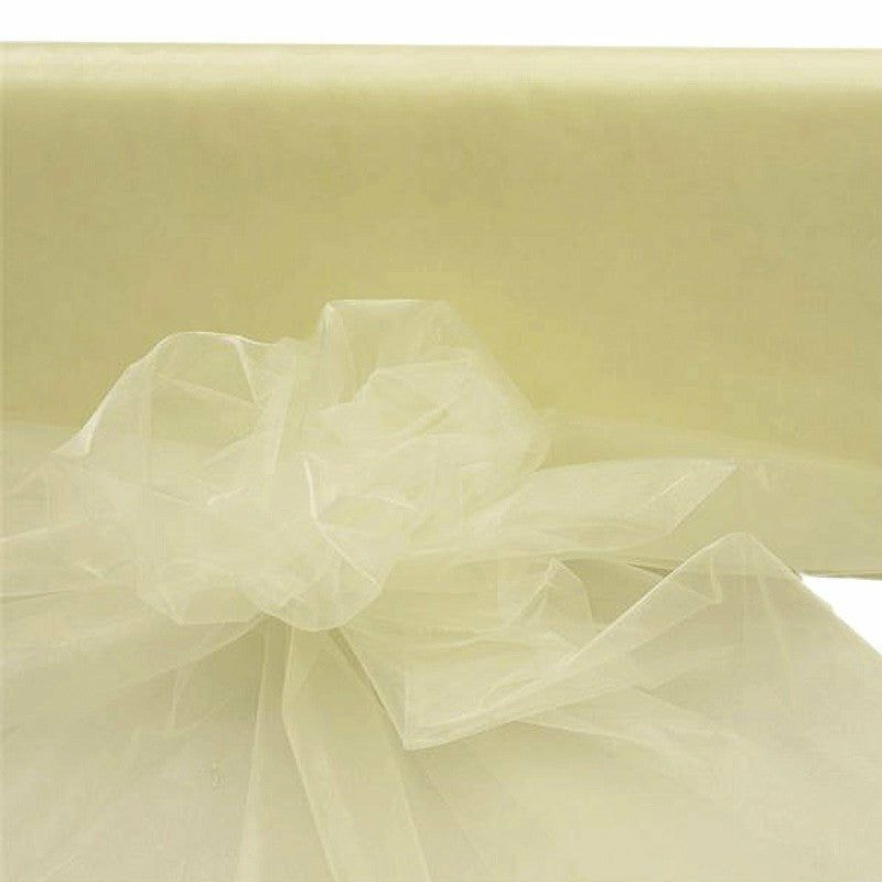 Arch Drapes | Ivory Sheer Organza Fabric Bolt, DIY Craft Fabric Roll 54″x40 Yards Arch Drapes Arch Drapes