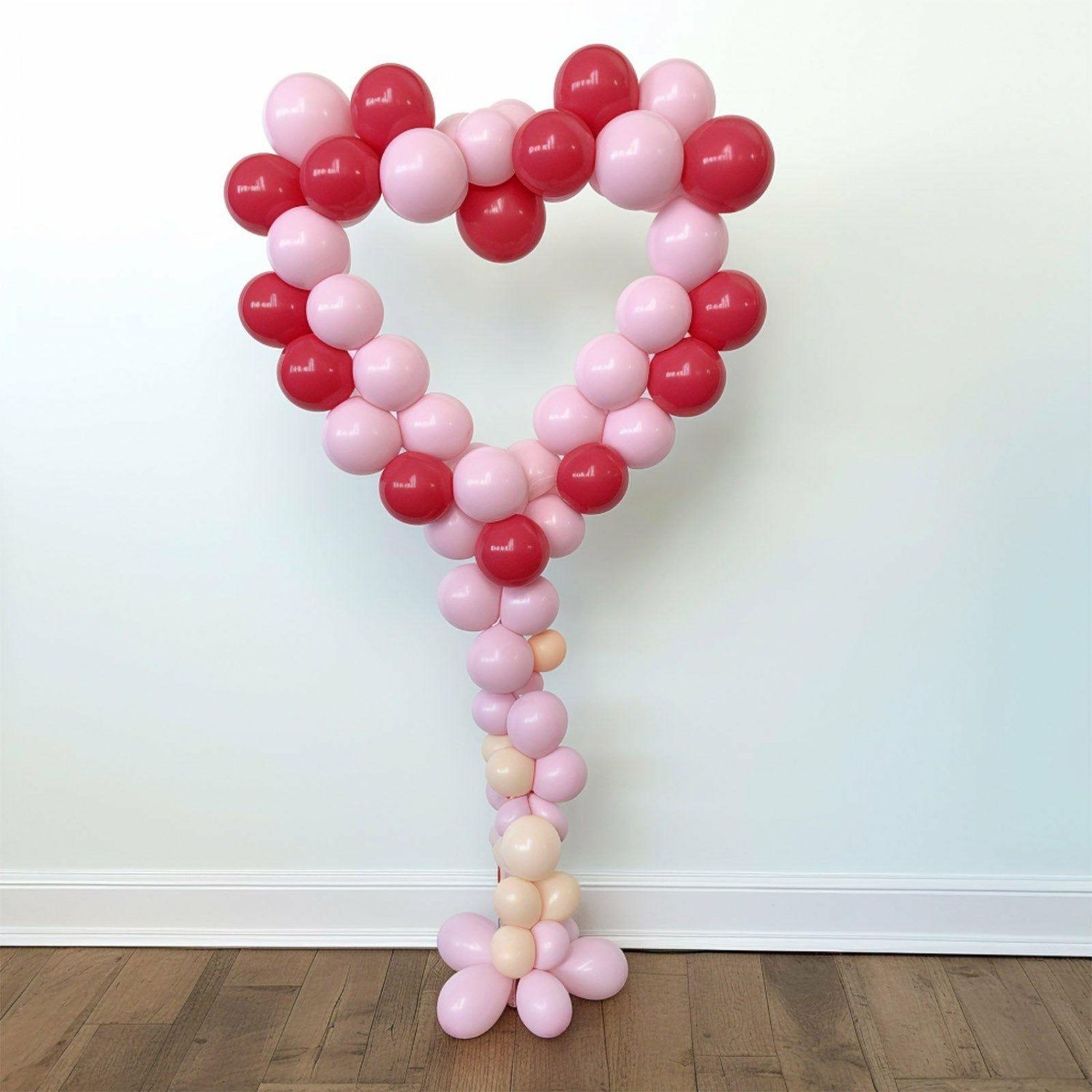 Balloon Arch Kits & Garlands | 2 Pack White Heart Shaped Plastic Balloon Arch Stand Kit, Balloon Holder Column with Round Water Fillable Base – 5ft Balloon Arch Kits & Garlands 5ft Plastic Heart Shaped Stand