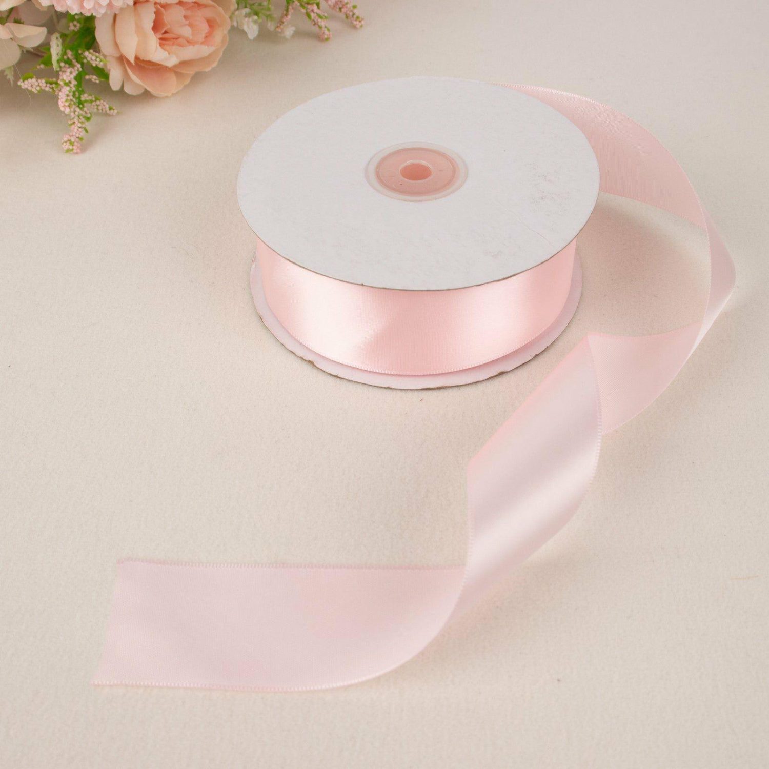 Bouquet Ribbons & Brooches | Blush Single Face Decorative Satin Ribbon 50 Yards 1.5″ Bouquet Ribbons & Brooches Blush