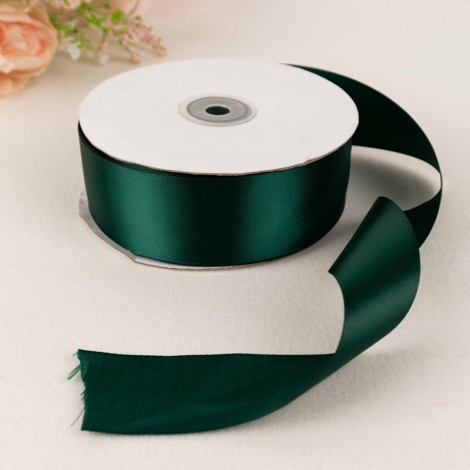 Bouquet Ribbons & Brooches | Hunter Emerald Green Single Face Decorative Satin Ribbon 50 Yards 1.5″ Bouquet Ribbons & Brooches Bouquet Ribbons & Brooches