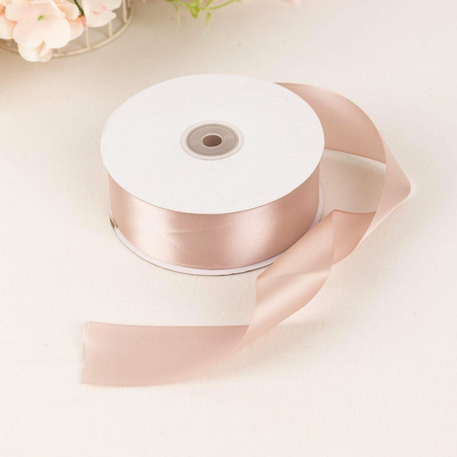 Bouquet Ribbons & Brooches | Nude Single Face Decorative Satin Ribbon 50 Yards 1.5″ Bouquet Ribbons & Brooches Bouquet Ribbons & Brooches