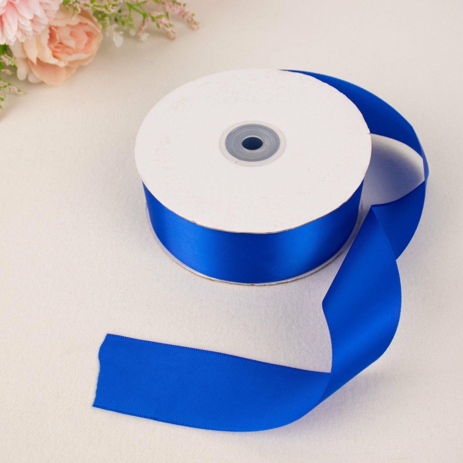 Bouquet Ribbons & Brooches | Royal Blue Single Face Decorative Satin Ribbon 50 Yards 1.5″ Bouquet Ribbons & Brooches Bouquet Ribbons & Brooches