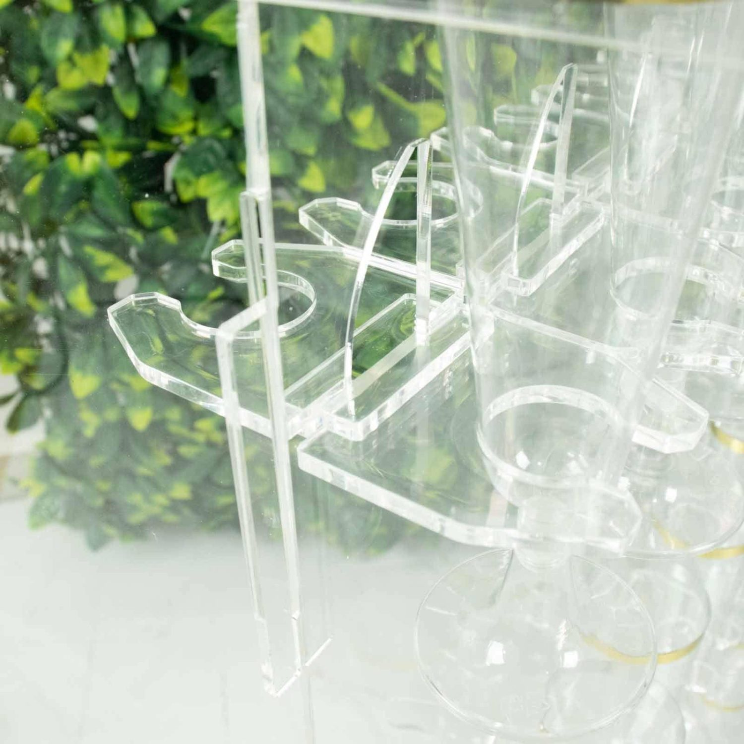 Champagne & Display Racks | 20 Pack Clear Acrylic Glass Holder Hooks for Double Side Display on Champagne Rack Stand 3″ Champagne & Display Racks Champagne & Display Racks