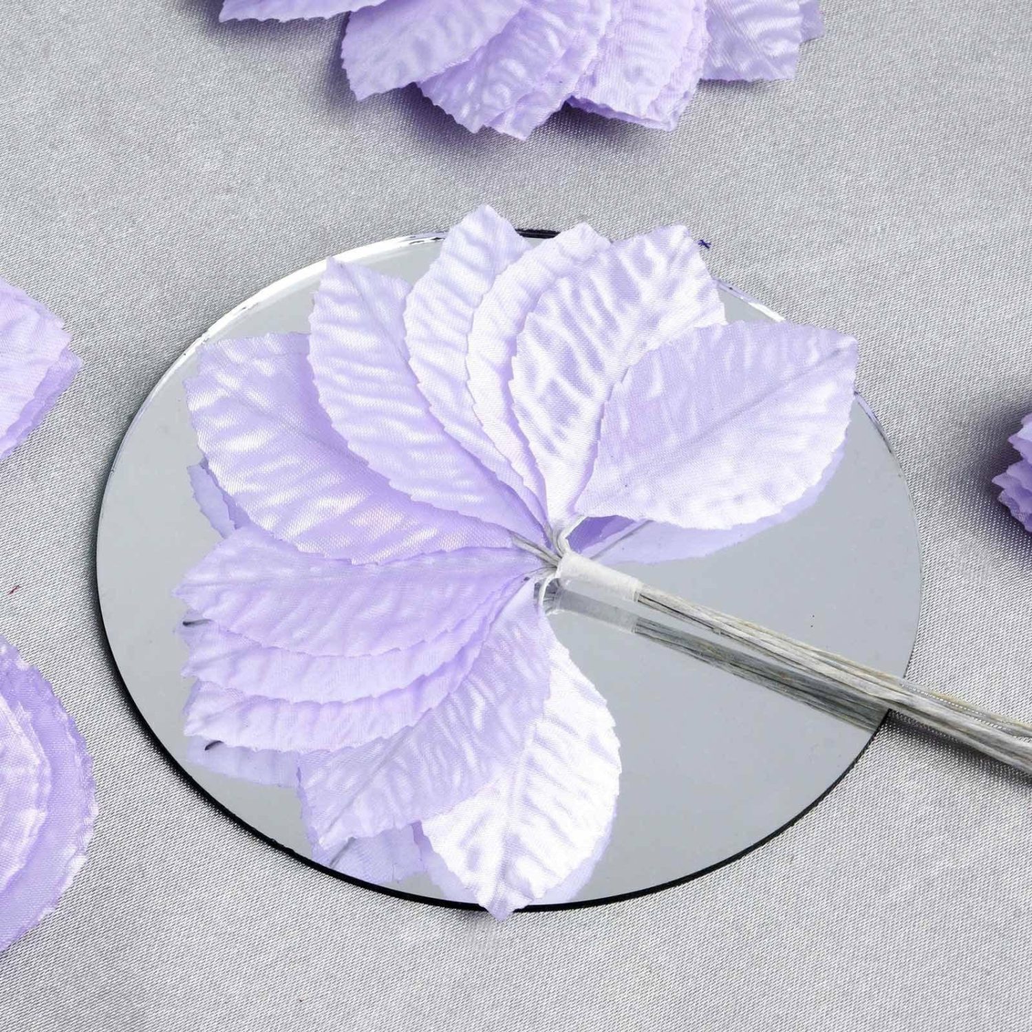 Craft Flowers | 144 Lavender Lilac Burning Passion Leaves Craft Flowers Craft Flowers