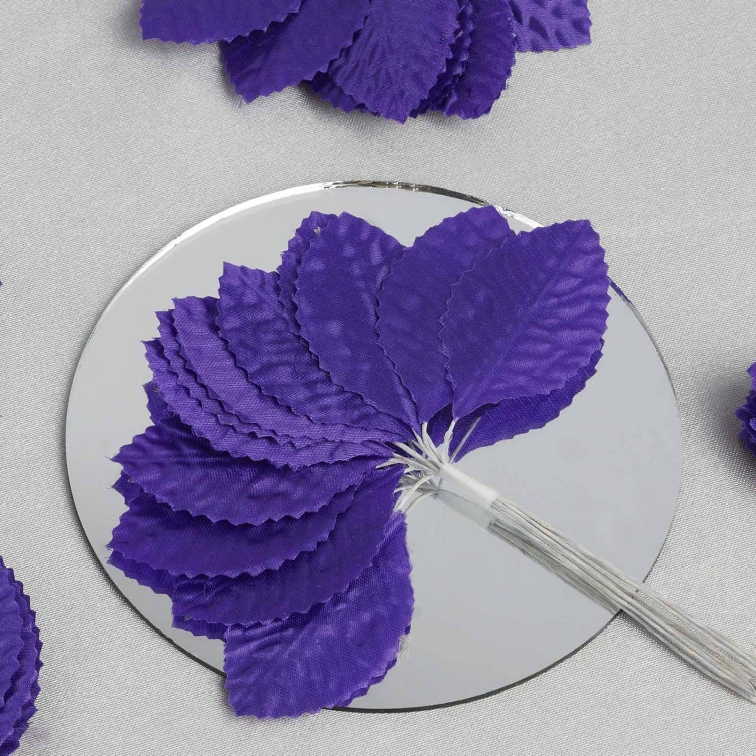 Craft Flowers | 144 Purple Burning Passion Leaves Craft Flowers Craft Flowers