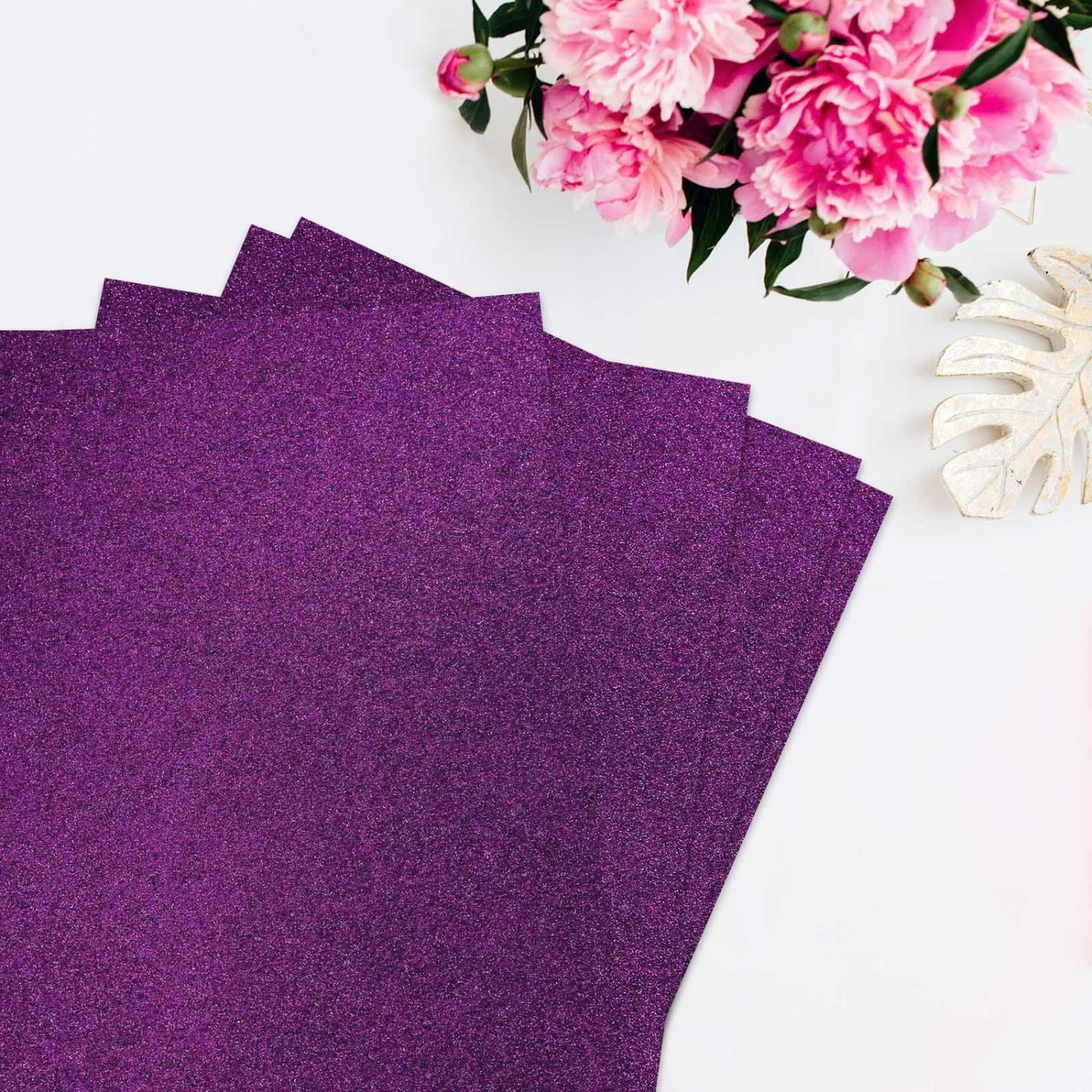 Floral Supplies | 10 Pack Purple Self-Adhesive Glitter DIY Craft Foam Sheets 12″x10″ Floral Planter & Supplies Floral Supplies