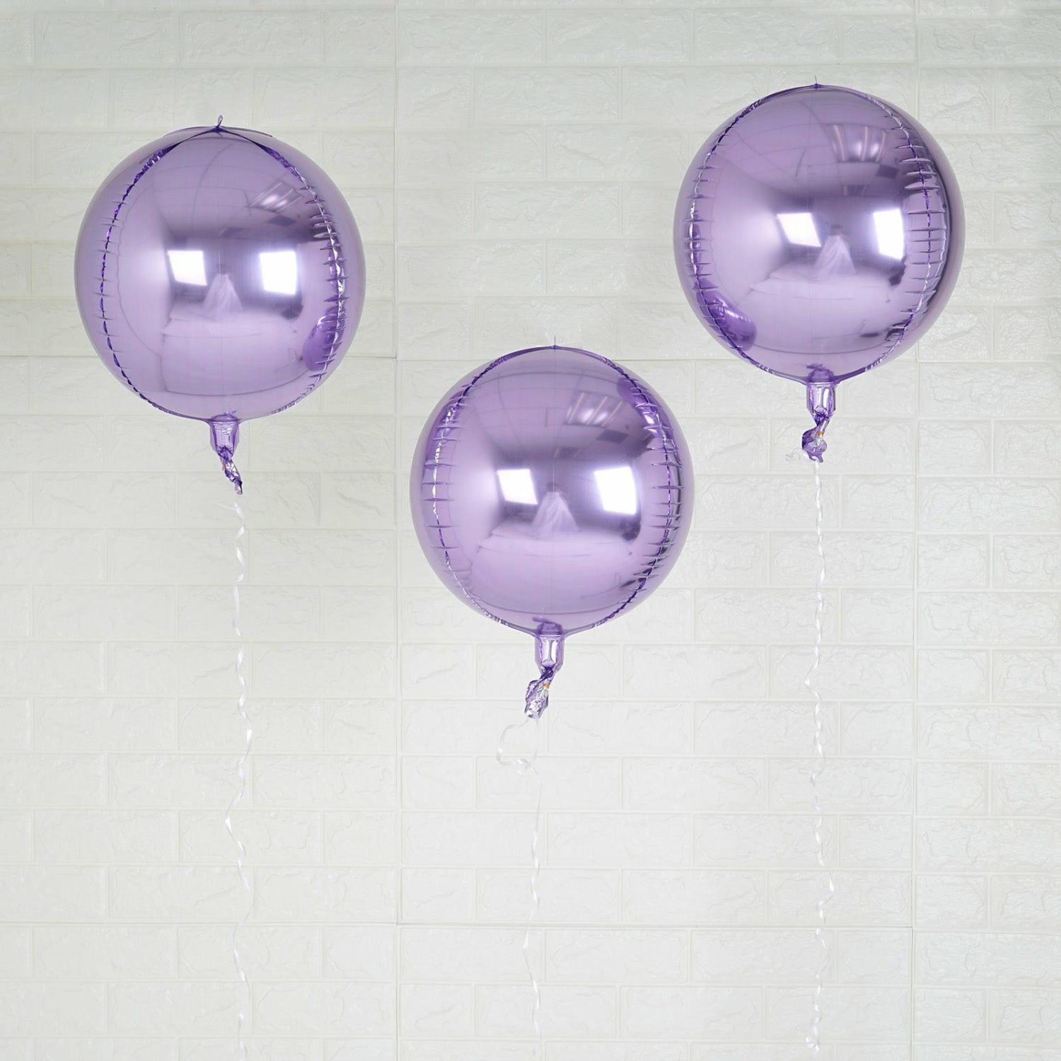 Foil Mylar & Vinyl Balloons | 2 Pack Lavender Lilac Sphere Mylar Foil Helium or Air Balloons 12″ 4D Balloons Foil Mylar & Vinyl Balloons