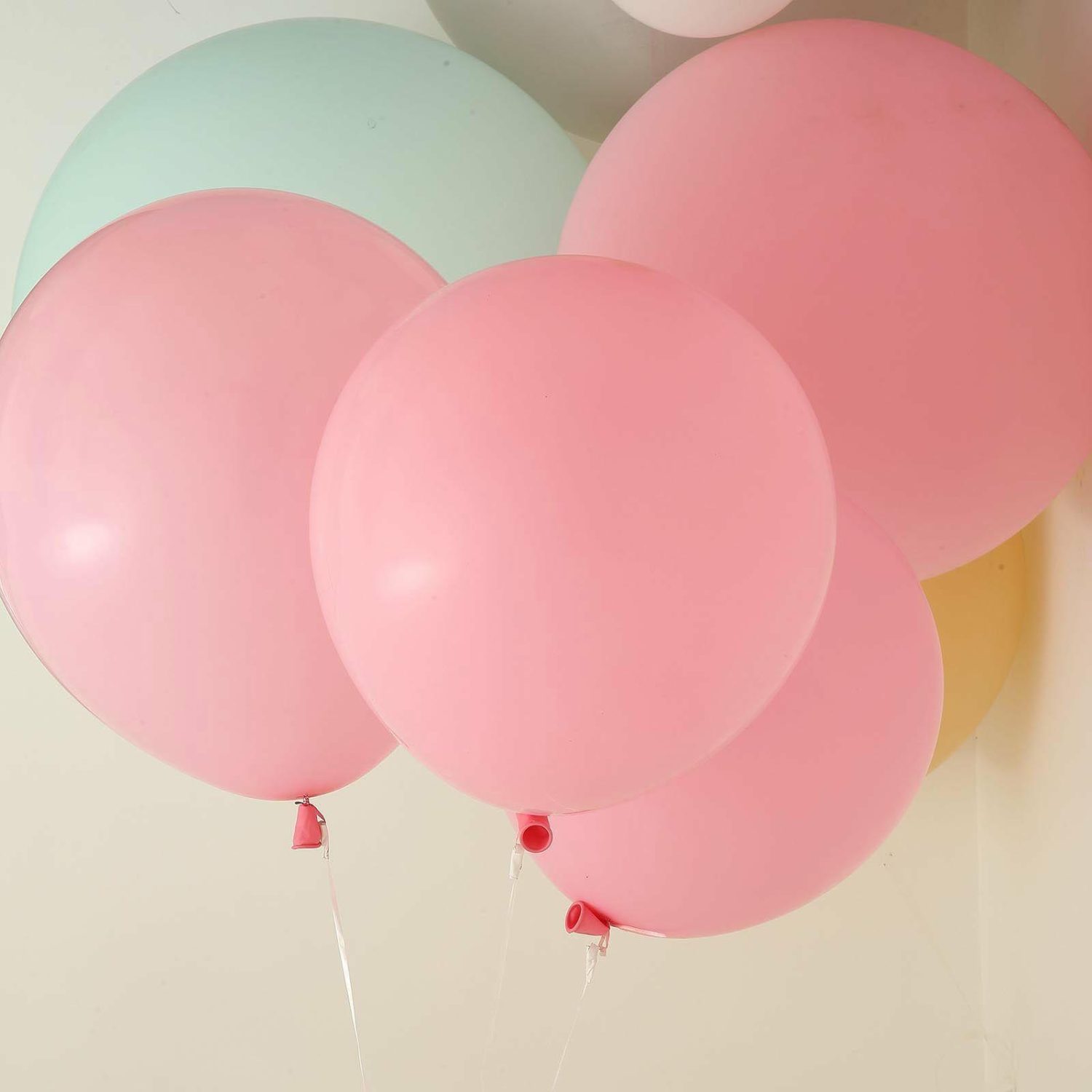 Latex Balloons | 10 Pack Matte Pastel Blush Helium or Air Latex Party Balloons 18″ Balloons Blush