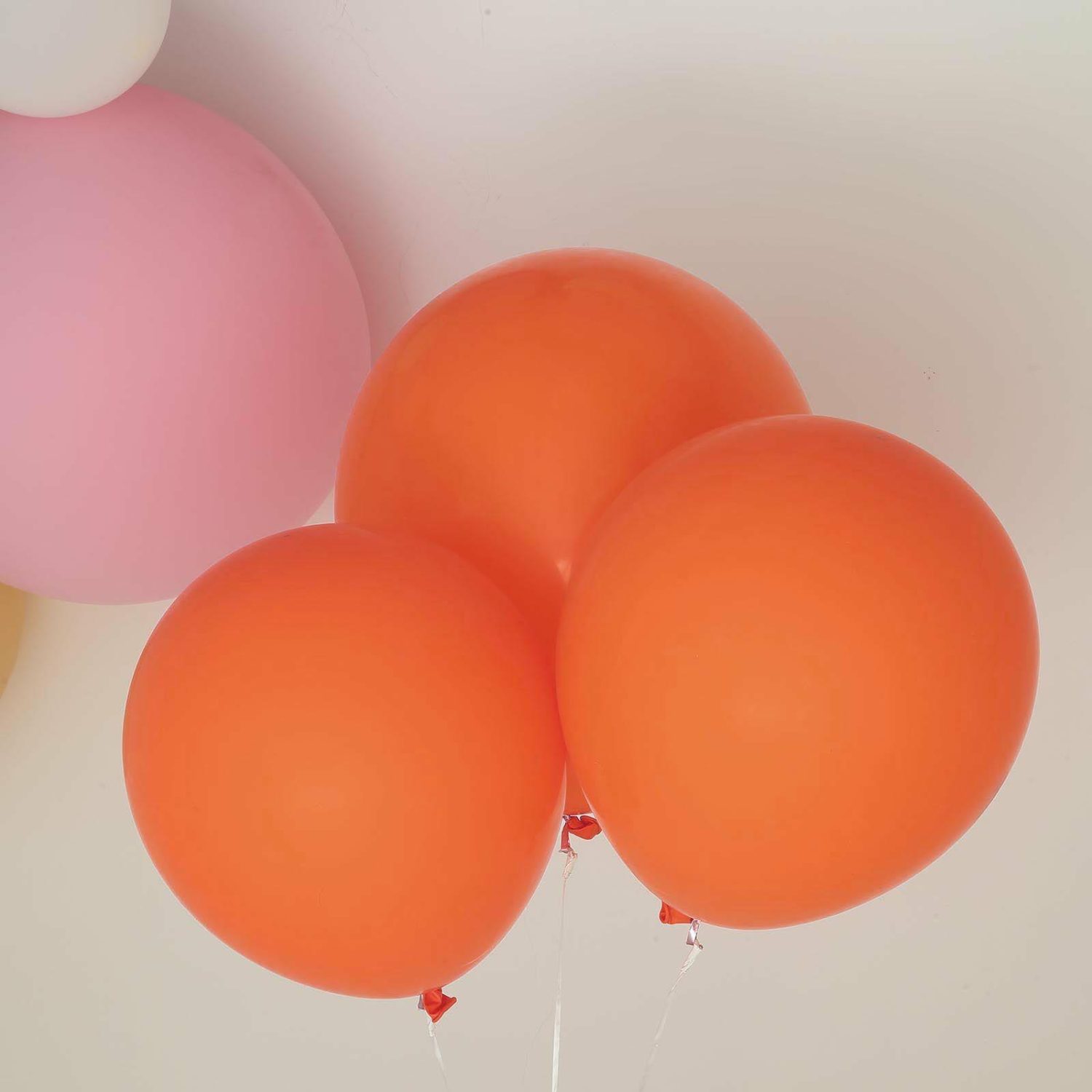 Latex Balloons | 10 Pack Matte Pastel Orange Helium or Air Latex Party Balloons 18″ Balloons Latex Balloons