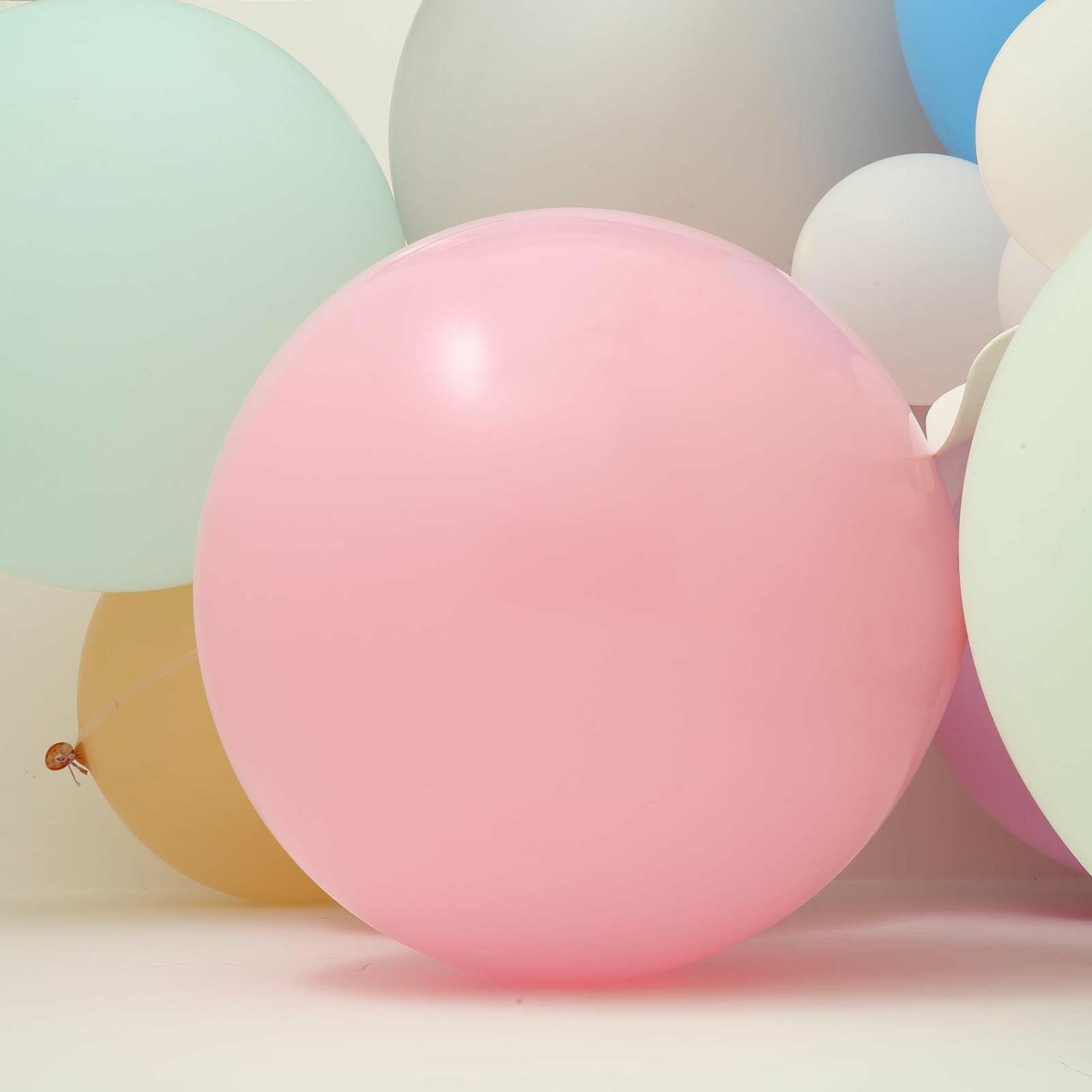 Latex Balloons | 2 Pack Large Matte Pastel Blush Helium or Air Latex Balloons 32″ Balloons Blush