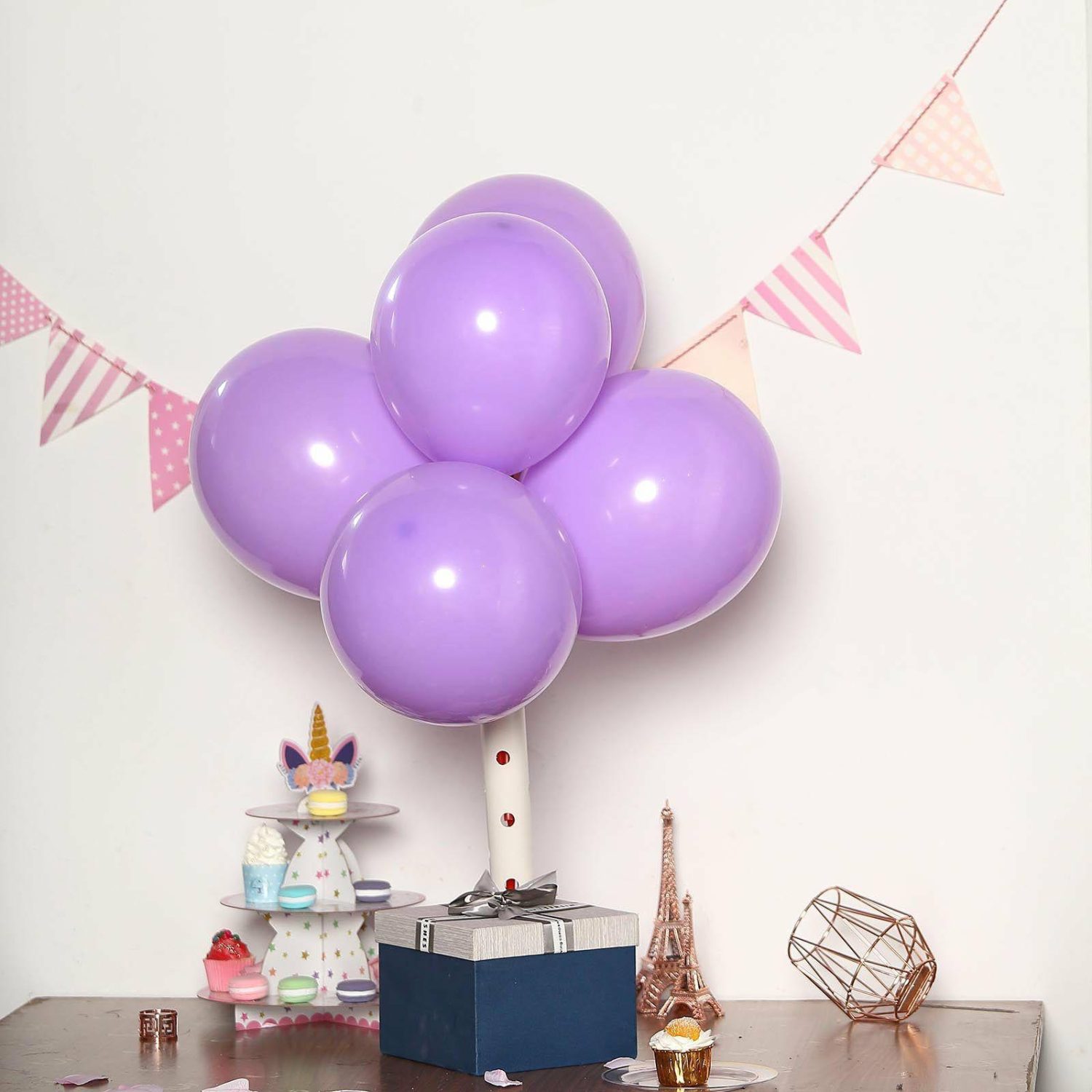 Latex Balloons | 25 Pack Matte Pastel Purple Helium or Air Latex Party Balloons 12″ Balloons Latex Balloons