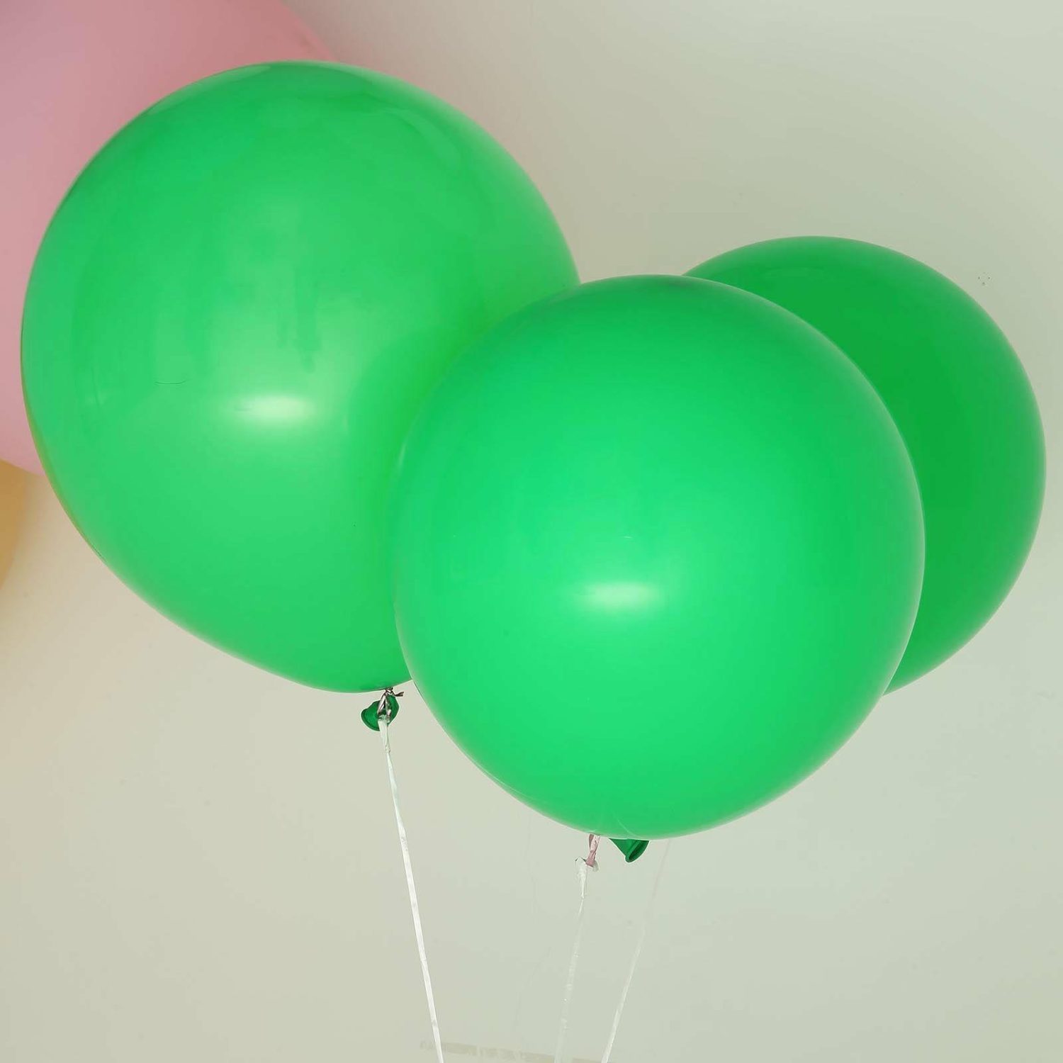 Latex Balloons | 10 Pack Matte Pastel Green Helium or Air Latex Party Balloons 18″ Balloons Green