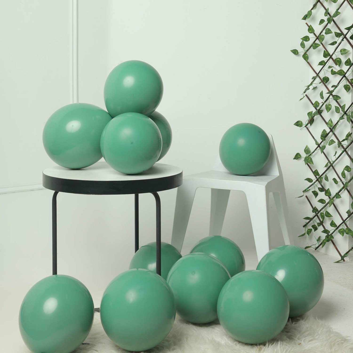 Latex Balloons | 25 Pack Olive Green Double Stuffed Prepacked Latex Balloons 12″ Balloons Latex Balloons