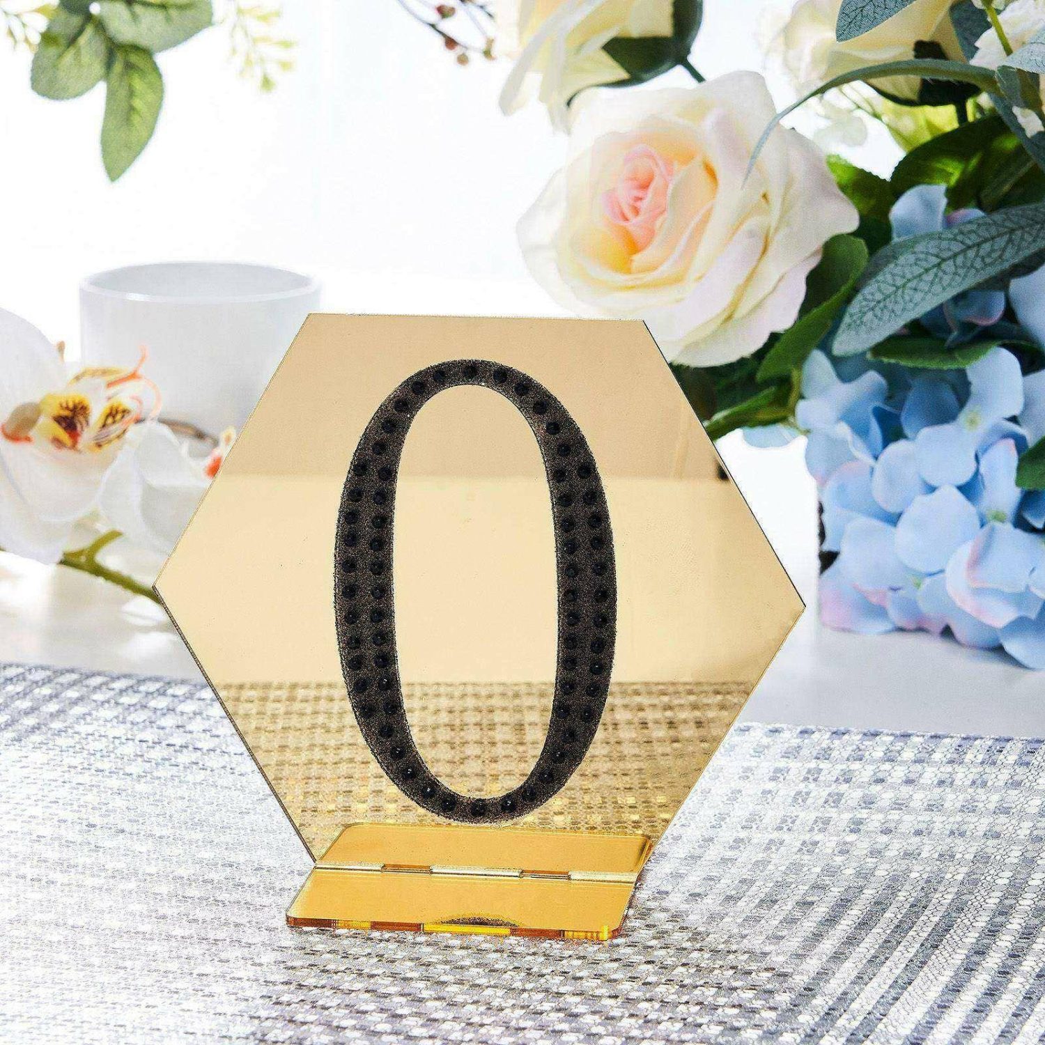 Letters & Table Numbers | Black Decorative Rhinestone Number “0” Stickers DIY Crafts 4″ Letters & Table Numbers Letters & Table Numbers